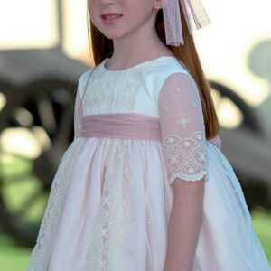 VESTIDO CEREMONIA ROSA