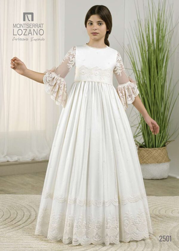 VESTIDO MOTSERRAT LOZANO 2501 TALLA 9 - Imagen 2