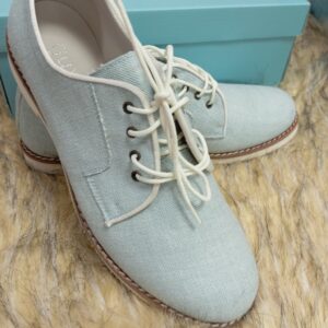 Zapato Blucher verde agua  N37