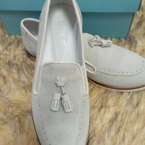 Mocasín  serraje beige(claro) N37