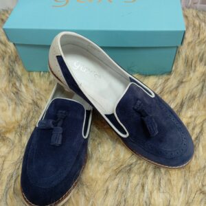 Mocasín borla serraje atlántico Gux's  ( marino)  N36